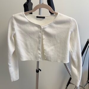 Brandy Melville White Cardigan